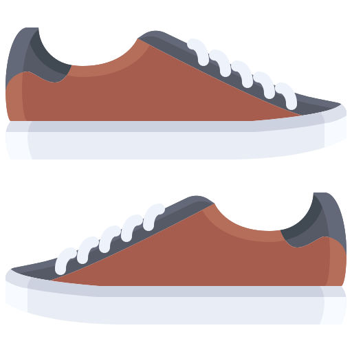 Zapatilla de deporte icono gratis