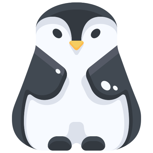 Pingüino icono gratis