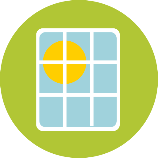 panel solar icono gratis