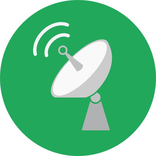 antena parabólica icono gratis