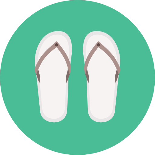 chancletas icono gratis