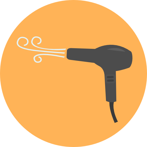 secador de pelo icono gratis