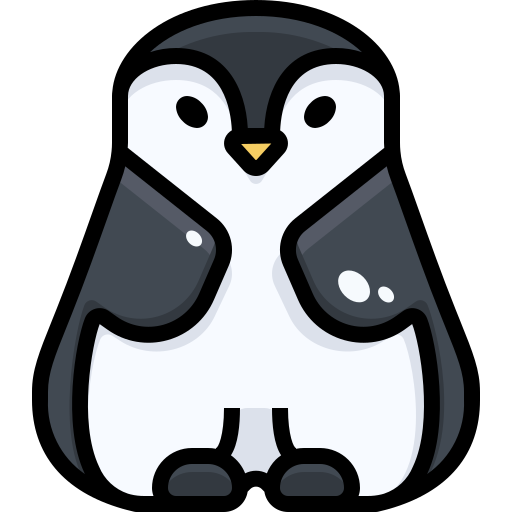 Pingüino icono gratis