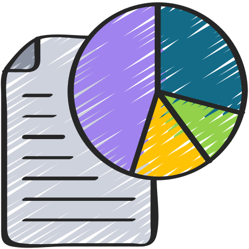 Gráfico circular icono gratis