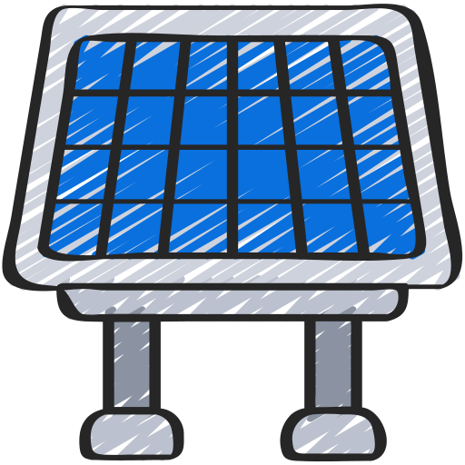 Panel solar icono gratis