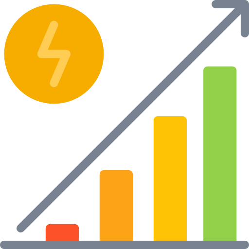 Gráfico de barras icono gratis