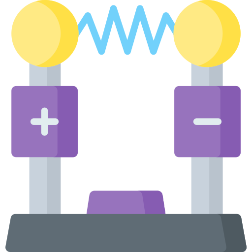 Tesla coil Special Flat icon