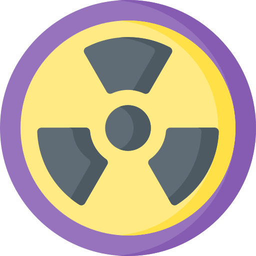 Radioactivo icono gratis