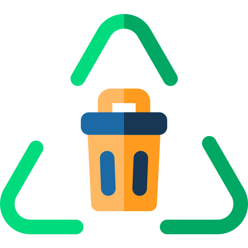 Papelera de reciclaje icono gratis