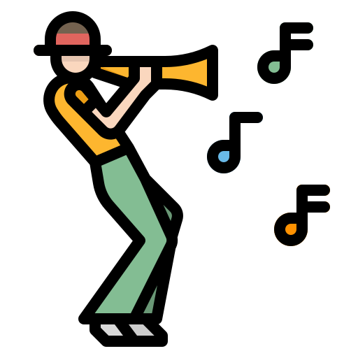 saxofonista icono gratis