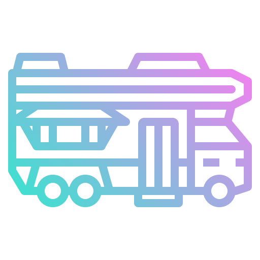Caravana icono gratis