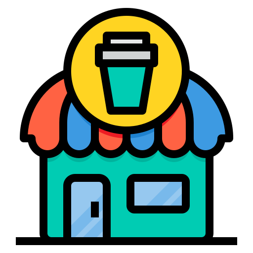 Cafetería icono gratis