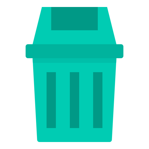 Trash Bin Free Icon 2385