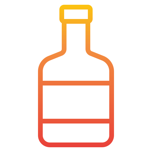 Botella de vino icono gratis