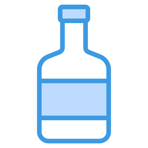 Botella de vino icono gratis