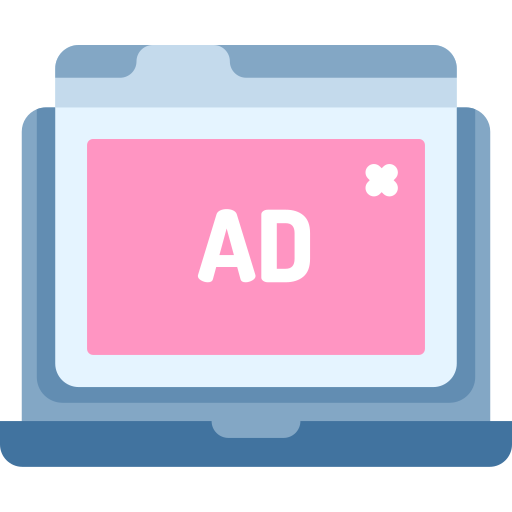 publicidad online icono gratis