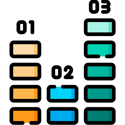 Gráfico de barras icono gratis