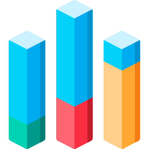 Gráfico de barras icono gratis