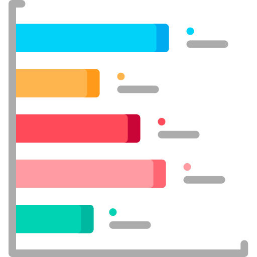 Gráfico de barras icono gratis