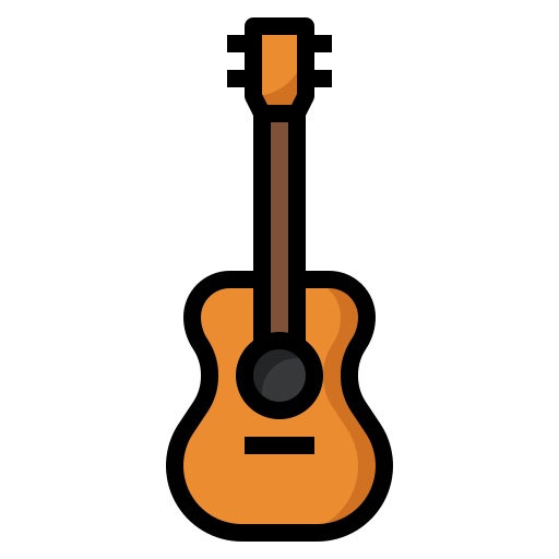 Guitarra acústica icono gratis