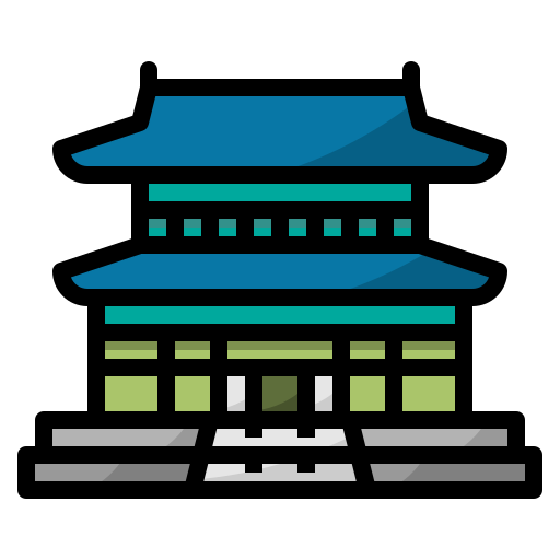 palacio gyeongbokgung icono gratis