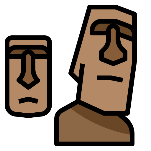 Moai - Free monuments icons