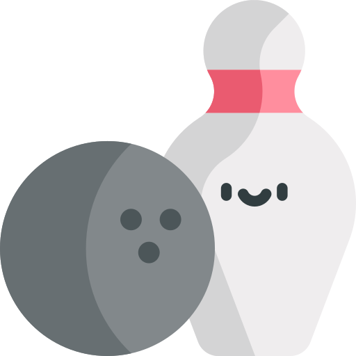 Bowling Kawaii Flat icon