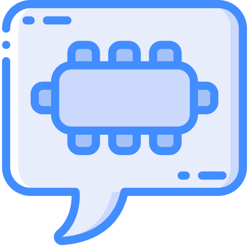 Комната для переговоров бесплатно иконка