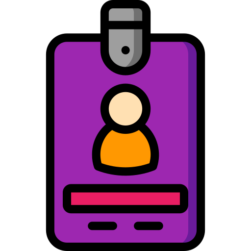 Carnet de identidad icono gratis