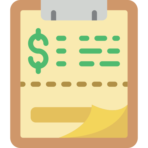 Presupuesto icono gratis