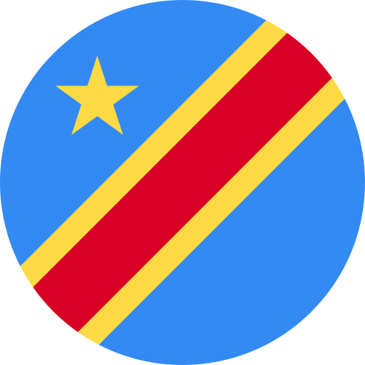 Drapeau RDC Congo drapeau pays disponible en plusieurs tailles