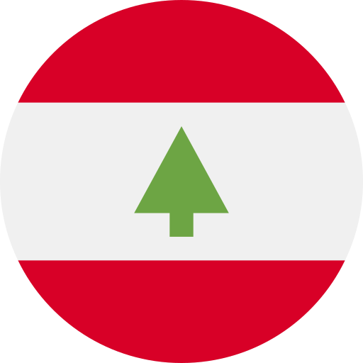 Lebanon Flags Rounded Icon   197629 