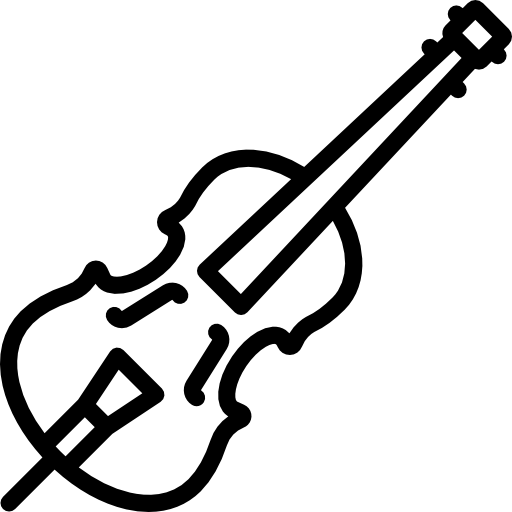 violín icono gratis