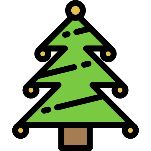 árbol de navidad icono gratis