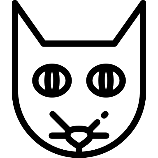 Cat Detailed Rounded Lineal icon