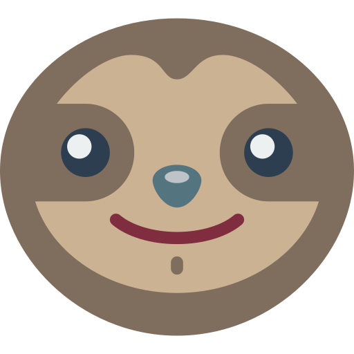 Sloth Basic Miscellany Flat icon