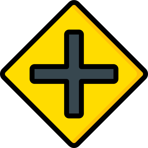 kreuzung kostenlos Icon kreuzung kostenlos Icon