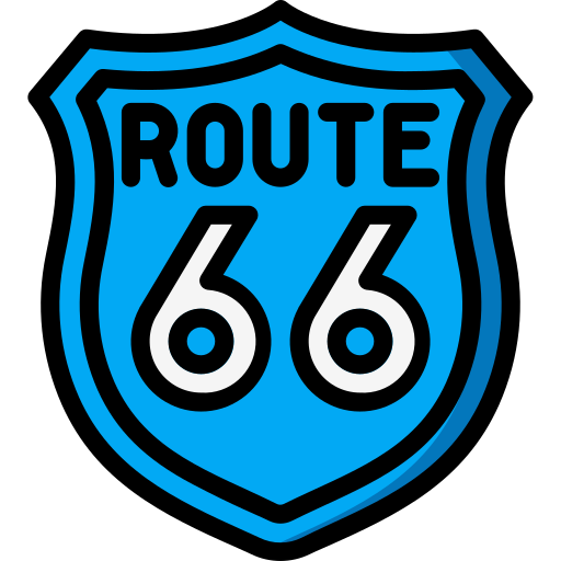 Route 66 icono gratis