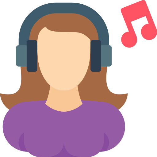 Music therapy Basic Miscellany Flat icon