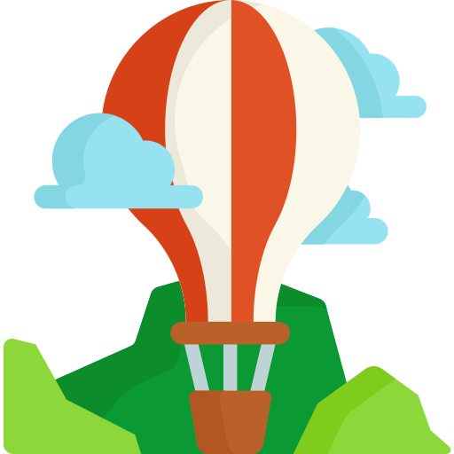 Hot air balloon Special Flat icon