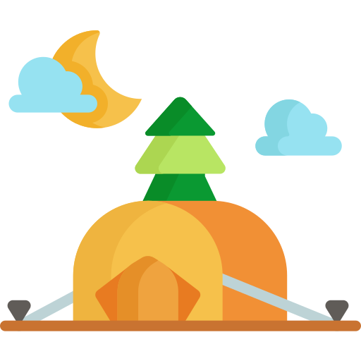 Tent free icon Tent free icon