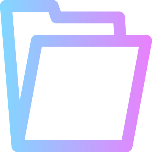 Folder Super Basic Rounded Gradient Icon