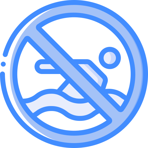 No swimming free icon No swimming free icon