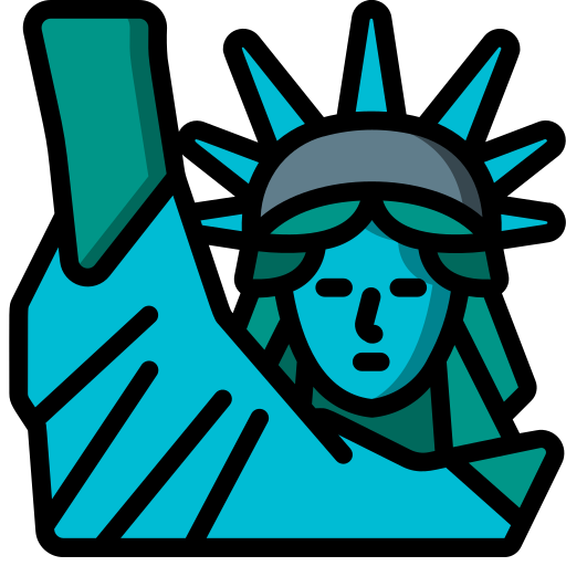 Estatua de la libertad icono gratis