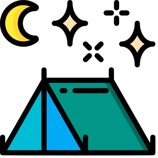 Camping Basic Miscellany Lineal Color icon