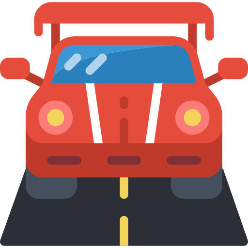 carreras icono gratis