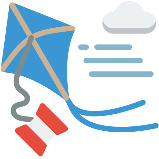 Kite Basic Miscellany Blue icon