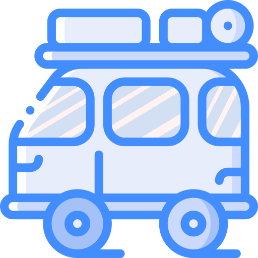 Campervan icono gratis