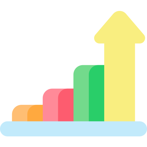 Gráfico de barras icono gratis