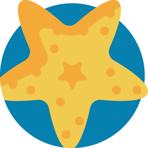 Estrella de mar icono gratis